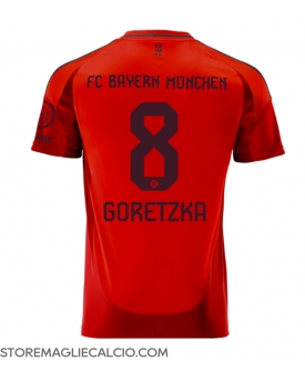 Bayern Munich Leon Goretzka #8 Maglia Gara Casa Repliche 2024-25